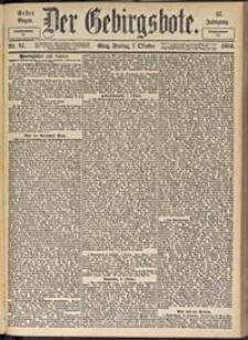Der Gebirgsbote, 1904, nr 81 [7.10]