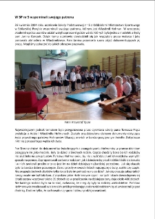 W SP nr 5 wspominali swojego patrona [Dokument elektroniczny]