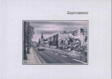 Piotrk&oacute;w Trybunalski - Dwa Oblicza, Marcin Pieprzowski : Fotomigawki w Jeleniej G&oacute;rze, Jolanta Wilkońska i Jerzy Wiklendt - wernisaż wystawy z cyklu Polska na starej fotografii - zaproszenie [Dokument życia społecznego]