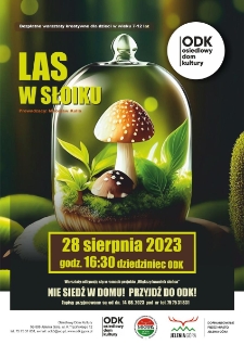 Las w słoiku - plakat [Dokument życia społecznego]
