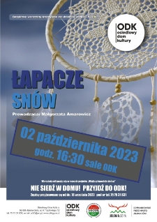 Łapacze snów - plakat [Dokument życia społecznego]