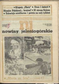Nowiny Jeleniogórskie : tygodnik społeczny, [R. 34], 1991, nr 26 (1637)