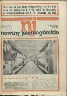 Nowiny Jeleniogórskie : tygodnik społeczny, [R. 34], 1991, nr 34 (1645)