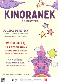 Kinoranek z Biblioteką - plakat [Dokument życia społecznego]