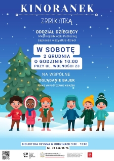 Kinoranek z Biblioteką - plakat [Dokument życia społecznego]