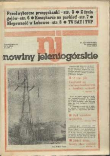 Nowiny Jeleniogórskie : tygodnik społeczny, [R. 34], 1991, nr 40 (1651)