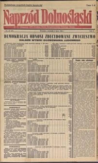 Naprzód Dolnośląski : dziennik W[ojewódzkiego] K[omitetu] Polskiej Partii Socjalistycznej Dolnego Śląska, 1946, nr 118 [4.07]