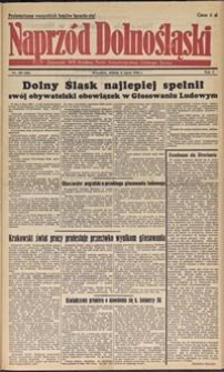 Naprzód Dolnośląski : dziennik W[ojewódzkiego] K[omitetu] Polskiej Partii Socjalistycznej Dolnego Śląska, 1946, nr 120 [6.07]