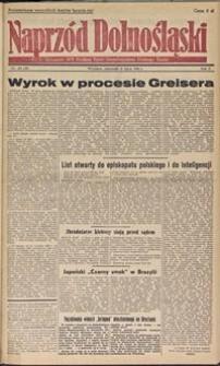 Naprzód Dolnośląski : dziennik W[ojewódzkiego] K[omitetu] Polskiej Partii Socjalistycznej Dolnego Śląska, 1946, nr 124 [11.07]