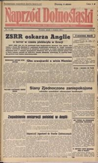 Naprzód Dolnośląski : dziennik W[ojewódzkiego] K[omitetu] Polskiej Partii Socjalistycznej Dolnego Śląska, 1946, nr 171 [6.09]