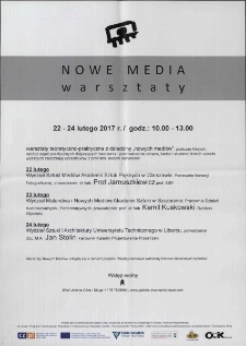 Nowe Media. Warsztaty - plakat [Dokument życia społecznego]