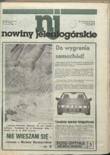 Nowiny Jeleniogórskie : tygodnik społeczny, [R. 35], 1992, nr 23 (1678!)
