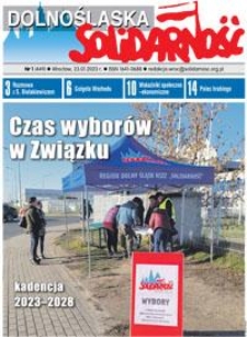 Dolnośląska Solidarność, 2023, nr 1 (449)