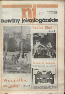 Nowiny Jeleniogórskie : tygodnik społeczny, [R. 35], 1992, nr 38 (1692!)