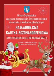 Najładniejsza kartka Bożonarodzeniowa - plakat [Dokument życia społecznego]