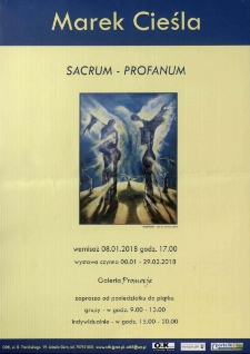 Sacrum- Profanum - plakat [Dokument życia społecznego]