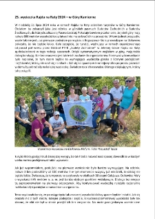25. wycieczka Rajdu na Raty 2024 – w Góry Kamienne [Dokument elektroniczny]