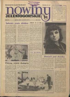 Nowiny Jeleniogórskie : magazyn ilustrowany ziemi jeleniogórskiej, R. 15, 1972, nr 1 (712)