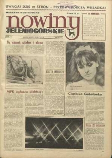 Nowiny Jeleniogórskie : magazyn ilustrowany ziemi jeleniogórskiej, R. 15, 1972, nr 10 (721)