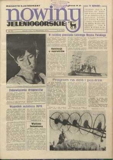 Nowiny Jeleniogórskie : magazyn ilustrowany ziemi jeleniogórskiej, R. 15, 1972, nr 42 (753)