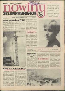 Nowiny Jeleniogórskie : magazyn ilustrowany ziemi jeleniogórskiej, R. 15, 1972, nr 43 (754)