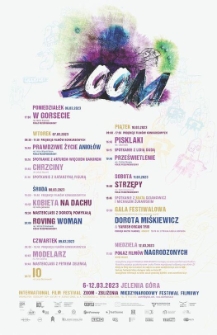Międzynarodowy Festiwal Filmowy "Zoom - Zbliżenia" - plakat [Dokument życia społecznego]