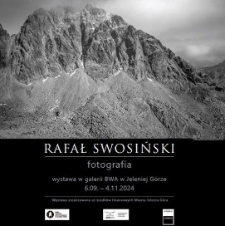 Rafał Swosiński. Fotografia - plakat [Dokument życia społecznego]
