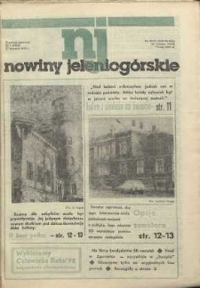 Nowiny Jeleniogórskie : tygodnik społeczny, [R. 36], 1993, nr 2 (1706!)