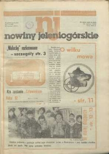Nowiny Jeleniogórskie : tygodnik społeczny, [R. 36], 1993, nr 3 (1707!)