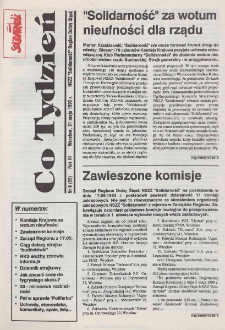 Co Tydzień : NSZZ Solidarność Region Dolny Śląsk, 1993, nr 8 (39)