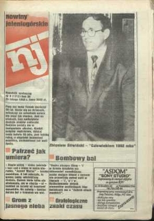 Nowiny Jeleniogórskie : tygodnik społeczny, [R. 36], 1993, nr 8 (1712!)