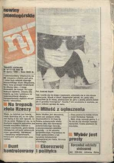 Nowiny Jeleniogórskie : tygodnik społeczny, [R. 36], 1993, nr 12 (1716!)