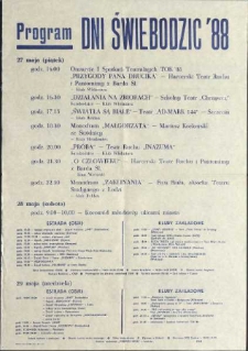Program dni Świebodzic ‘88