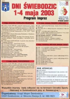 Dni Świebodzic. 1-4 maja 2003 r.