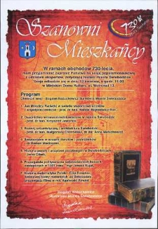 Szanowni Mieszkańcy. 730 lat miasta Świebodzice