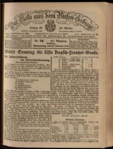 Der Bote aus dem Riesen-Gebirge : Zeitung f&uuml;r alle St&auml;nde, R. 107, 1919, nr 19