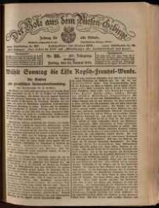 Der Bote aus dem Riesen-Gebirge : Zeitung f&uuml;r alle St&auml;nde, R. 107, 1919, nr 20
