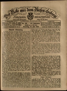 Der Bote aus dem Riesen-Gebirge : Zeitung für alle Stände, R. 108, 1920, nr 165