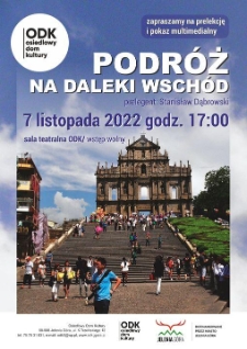 Podróż na Daleki Wschód - plakat [Dokument życia społecznego]