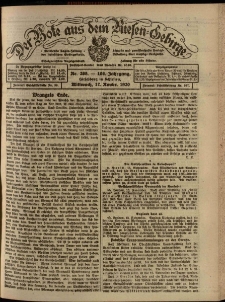 Der Bote aus dem Riesen-Gebirge : Zeitung für alle Stände, R. 108, 1920, nr 268