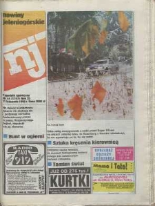 Nowiny Jeleniogórskie : tygodnik społeczny, [R. 36], 1993, nr 44 (1747!)