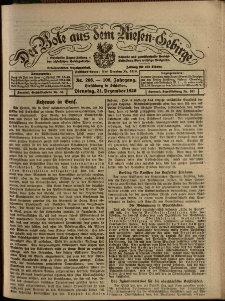 Der Bote aus dem Riesen-Gebirge : Zeitung für alle Stände, R. 108, 1920, nr 296