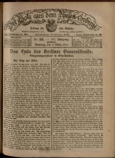 Der Bote aus dem Riesen-Gebirge : Zeitung f&uuml;r alle St&auml;nde, R. 107, 1919, nr 58