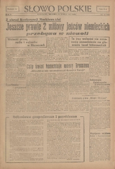 Słowo Polskie, 1947, nr 73 (132) [16.03]