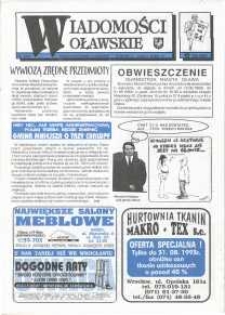 Wiadomości Oławskie, 1993, nr 15 (54)