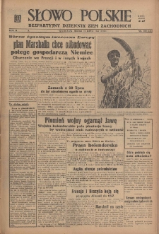 Słowo Polskie : bezpartyjny dziennik ziem zachodnich, 1947, nr 200 (256) [23.07]
