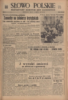 Słowo Polskie : bezpartyjny dziennik ziem zachodnich, 1947, nr 209 (265) [1.08]