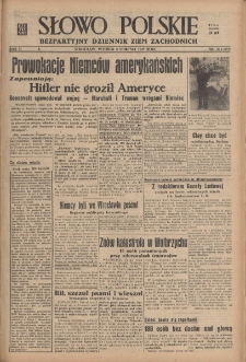 Słowo Polskie : bezpartyjny dziennik ziem zachodnich, 1947, nr 213 (269) [5.08]