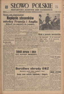 Słowo Polskie : bezpartyjny dziennik ziem zachodnich, 1947, nr 215 (271) [7.08]