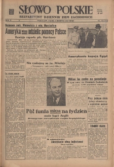 Słowo Polskie : bezpartyjny dziennik ziem zachodnich, 1947, nr 216 (272) [8.08]